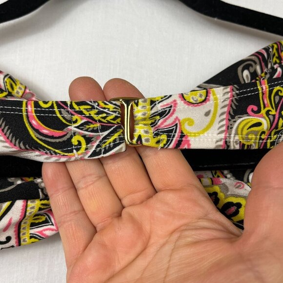 Ninety Six Degrees Bandeau Bikini Womens L/XL Gypsy Paisley Tassel Bohemian Boho - Picture 6 of 16